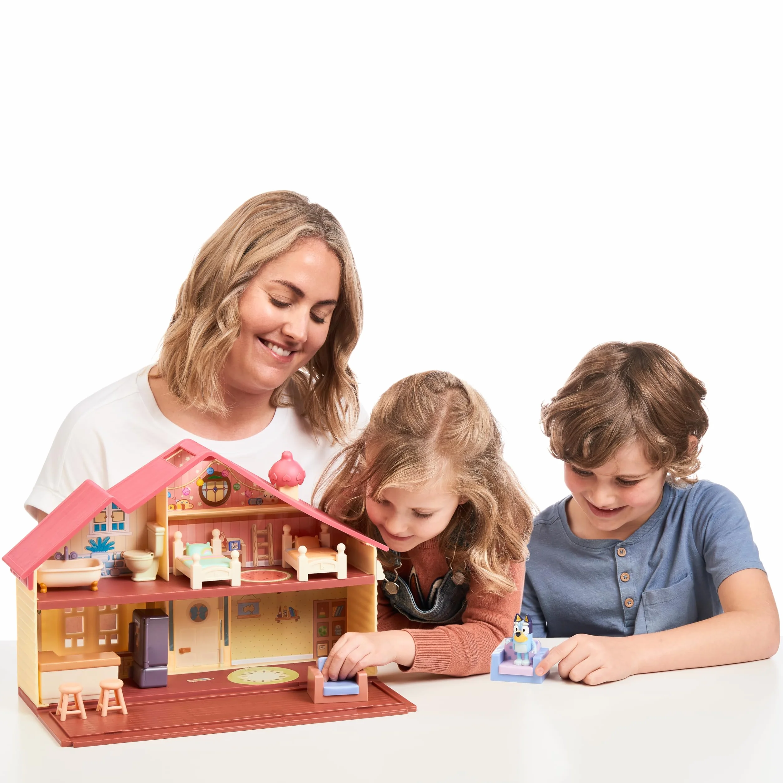 Moose Toys Set de Jeu La Maison de Bluey avec Figurine Bluey Incluse