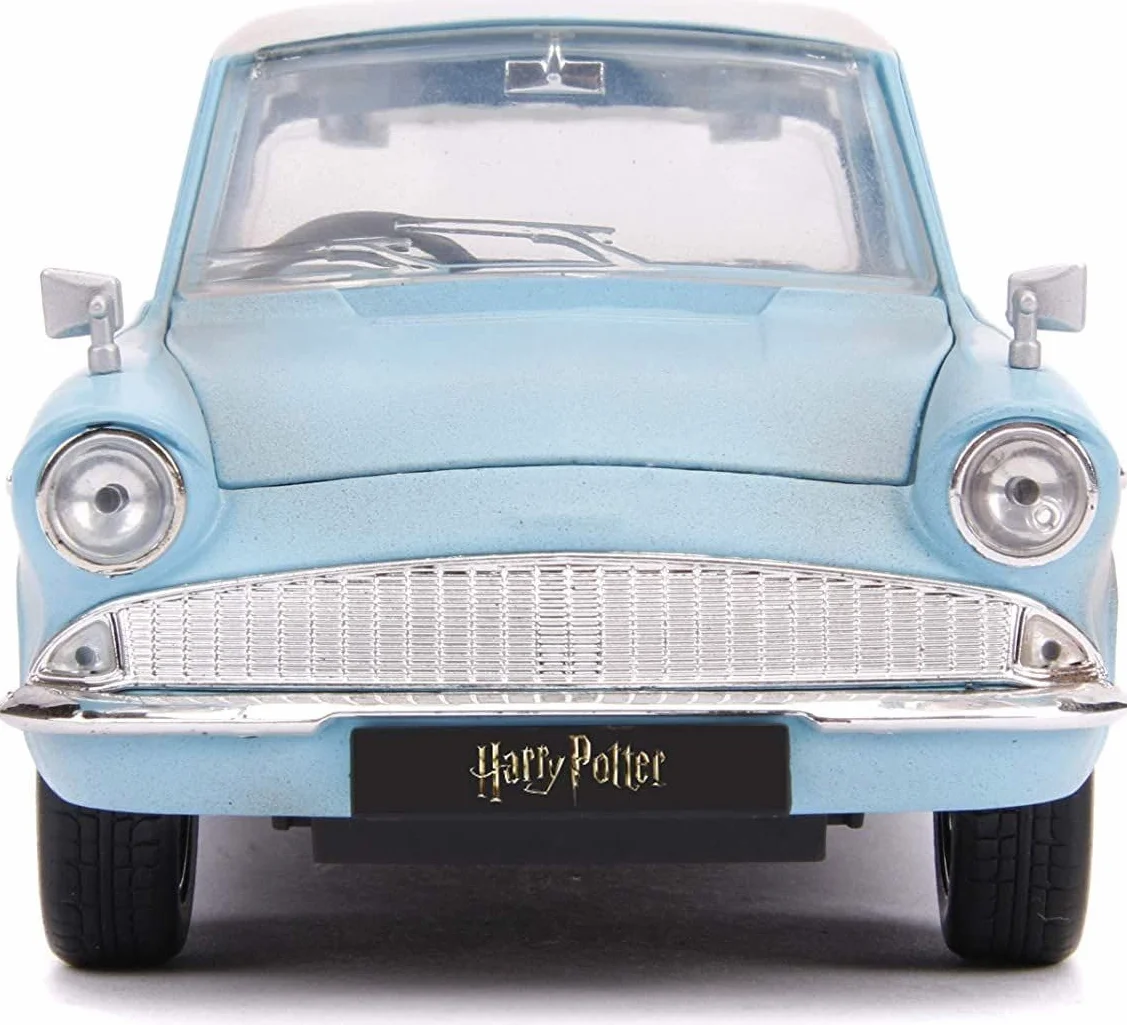Jada - Harry Potter - Voiture Ford Anglia 1959 - Echelle 1/24ème - 1 Figurine HP Incluse - 253185000
