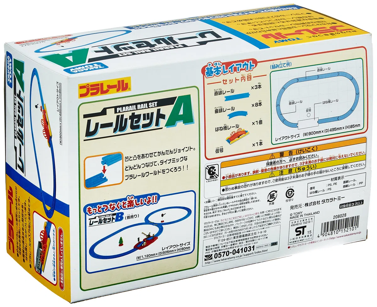 TAKARA TOMY Plarail Rail Set A (Model Train)