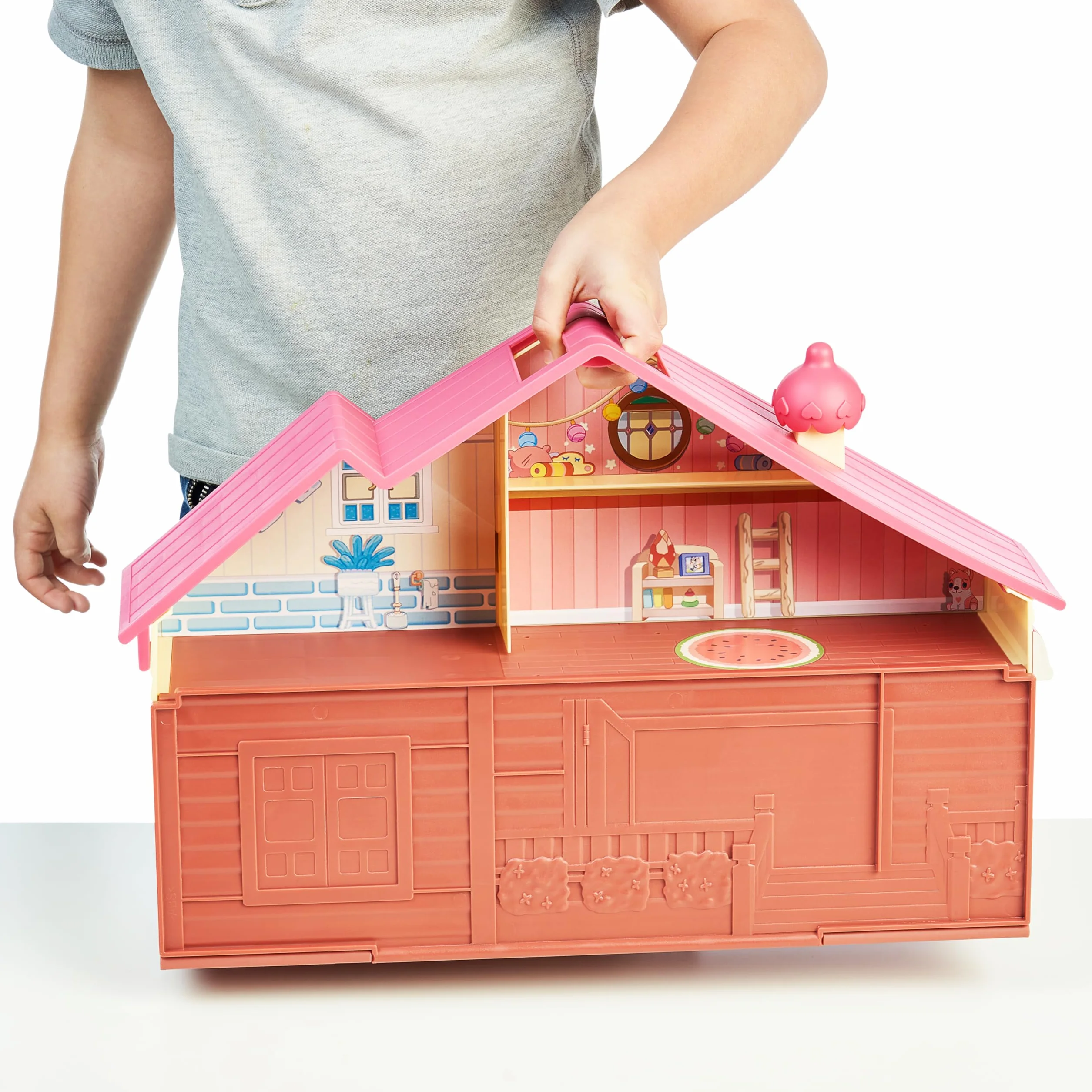 Moose Toys Set de Jeu La Maison de Bluey avec Figurine Bluey Incluse