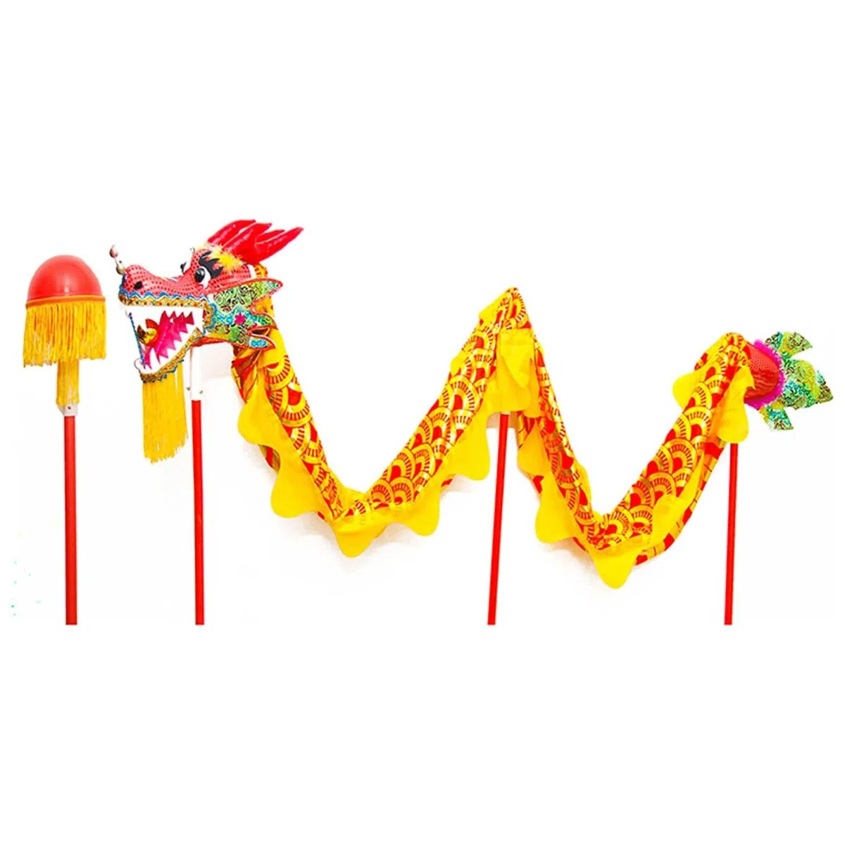 Ruban de danse Dragon en soie pour spectacles et défilés