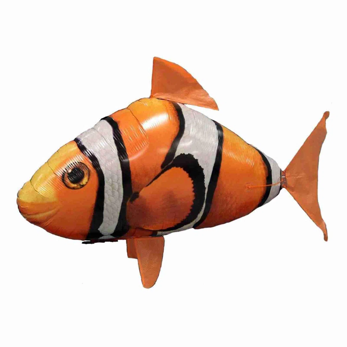 Jouet Volant, Télécommande Volant, Dirigeable RC, Ballon Gonflable Décoration de Fête de Poisson-Vol en Vol pour Le Bureau à Domicile Party Halloween (Poisson de Clown Orange)