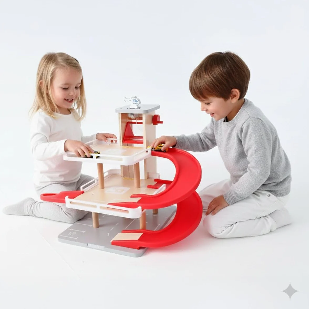 Oxybul Garage Lumineux 3 Niveaux 3-8 Ans