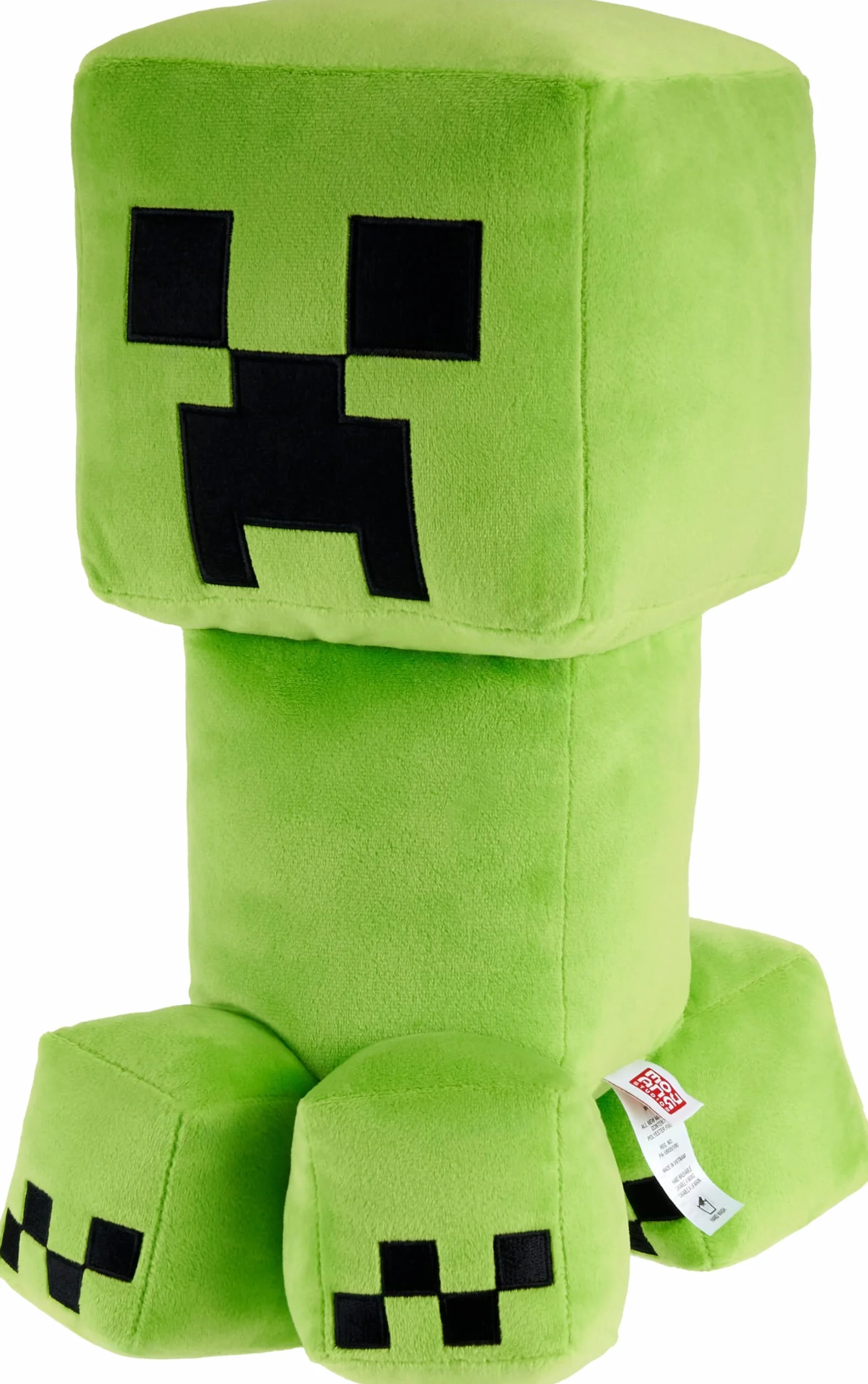 Mattel Minecraft Creeper Peluche géante 40 cm Design pixélisé HWD75