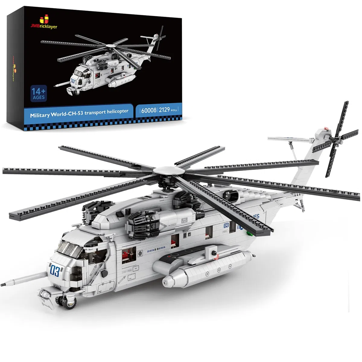 JMBricklayer 60008 Kit d'hélicoptère Militaire