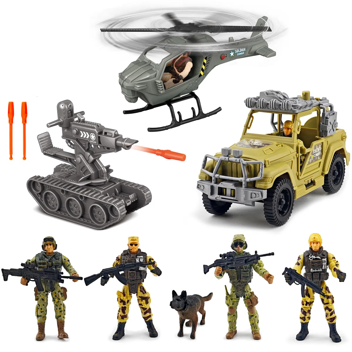 KAIM Ensemble de jouets militaires
