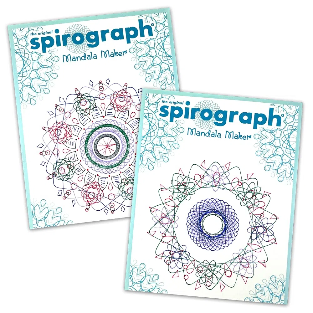 Spirograph Ensemble de dessin pour enfants : le moyen le plus simple de créer d'innombrables motifs de mandala, multicolore, à partir de 8 ans