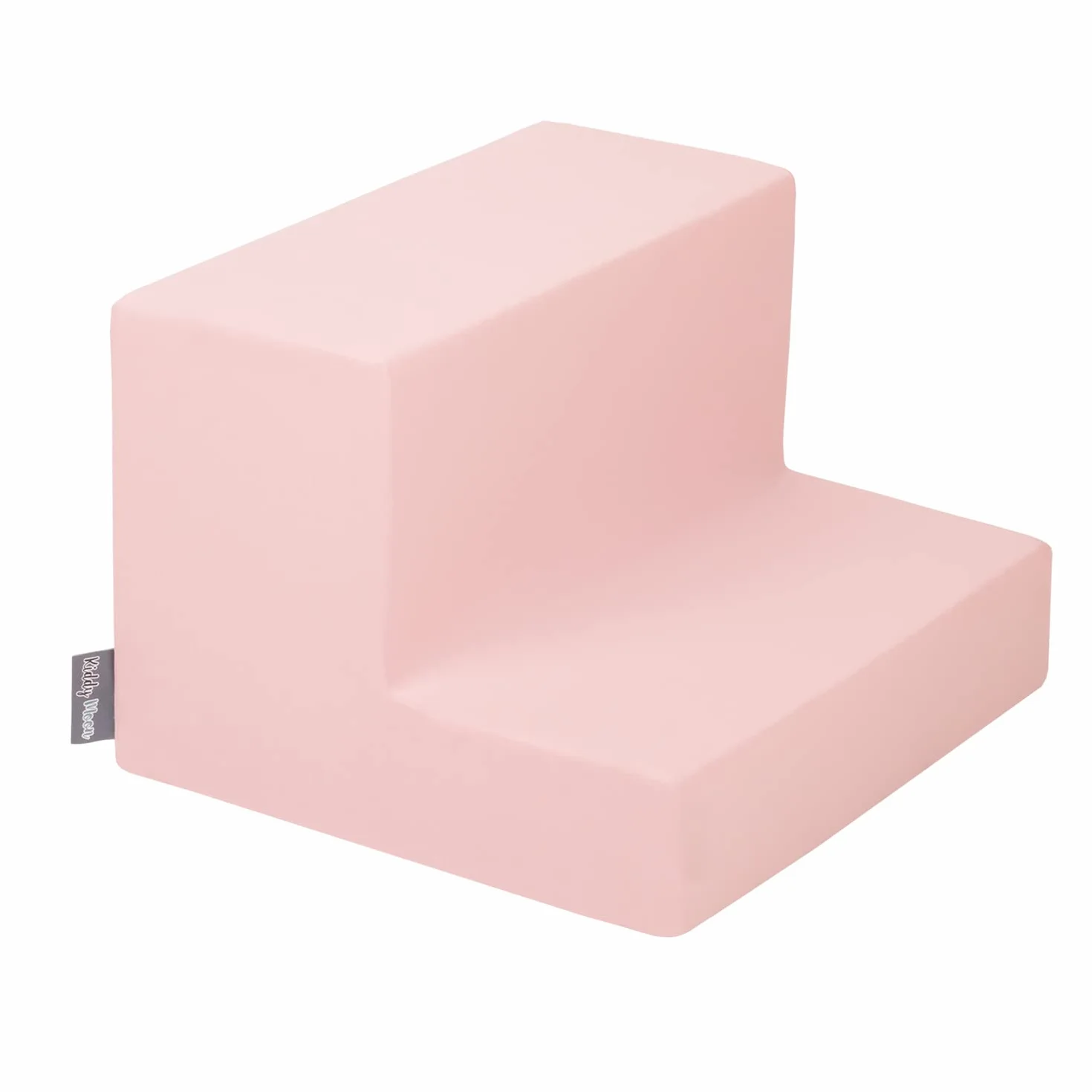 KiddyMoon Aire De Jeux en Mousse avec Carré Piscine À Balles (100 Balles) pour Enfants, Rose:Rose Poudre/Perle/Transparent