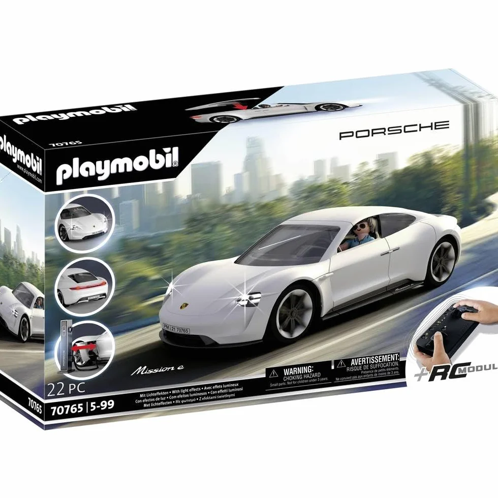 PLAYMOBIL Porsche 70765 Mission E Remote Control Light Effects Ages 5+