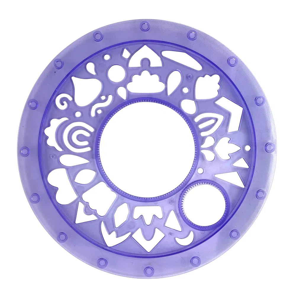 Spirograph Ensemble de dessin pour enfants : le moyen le plus simple de créer d'innombrables motifs de mandala, multicolore, à partir de 8 ans